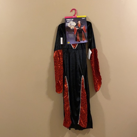 Puritan Witch Girl L 10-12 - Picture 2 of 6